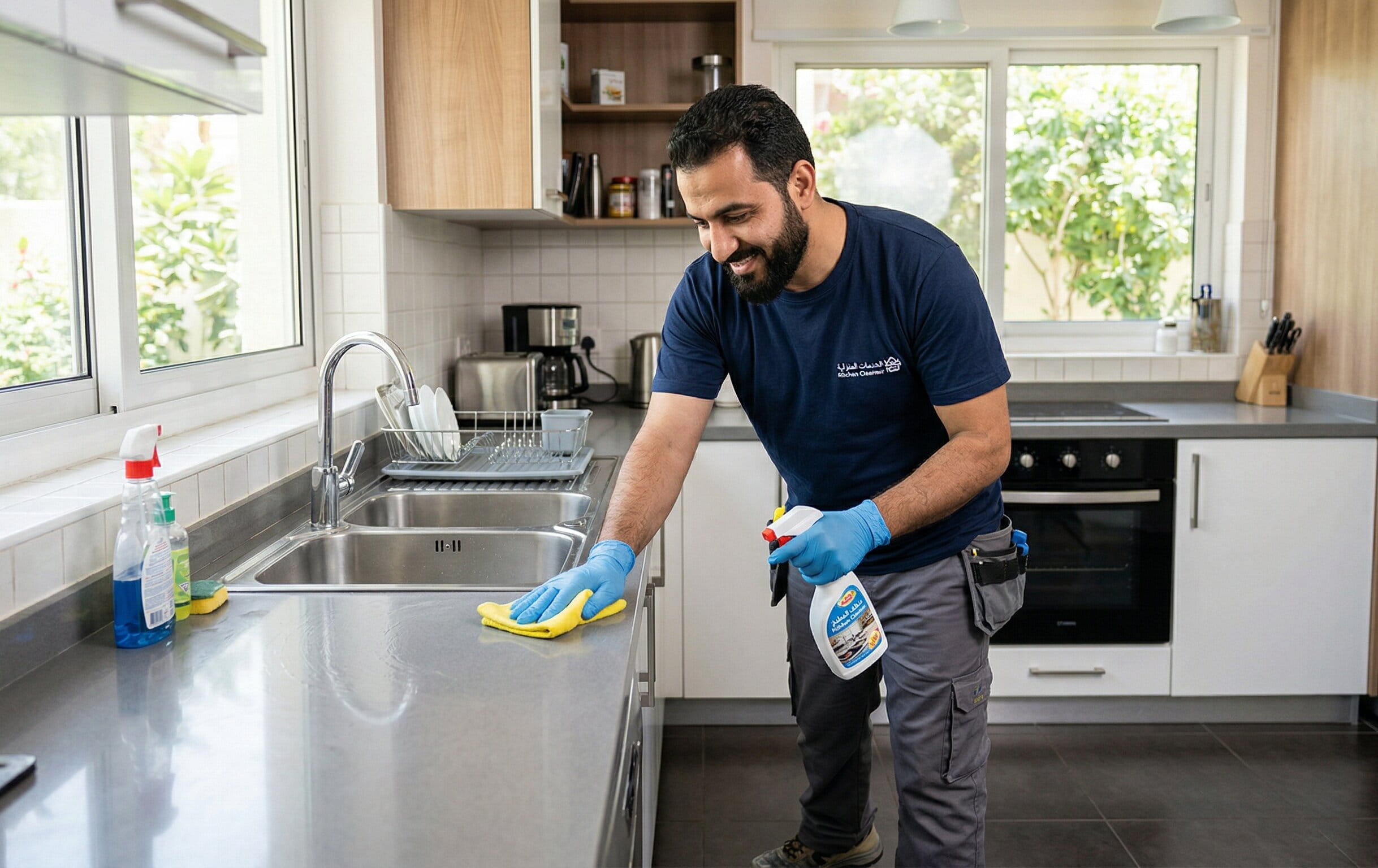 خدمة تنظيف المطابخ